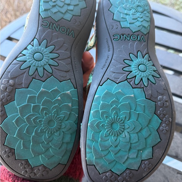 Women’s Green Snakeskin Sandals - Picture 5 of 6